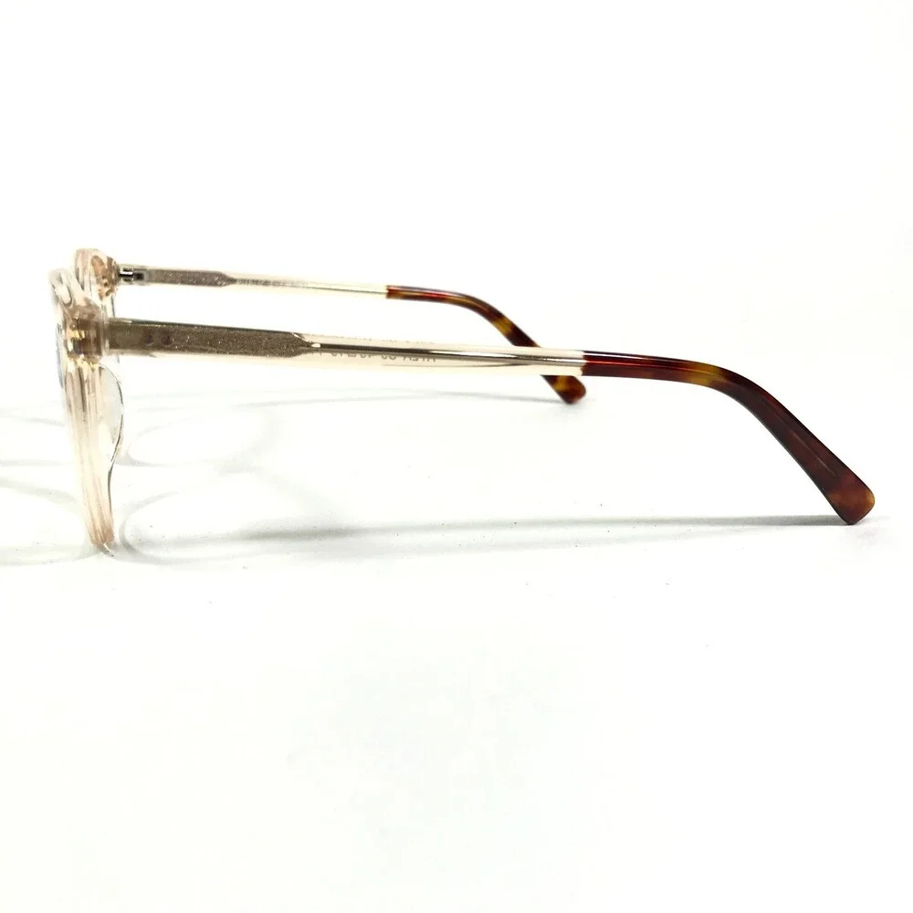 Public Eyeworks Eyeglasses Frames AYLA C3 Pink Clear Round Full Rim 49-19-140